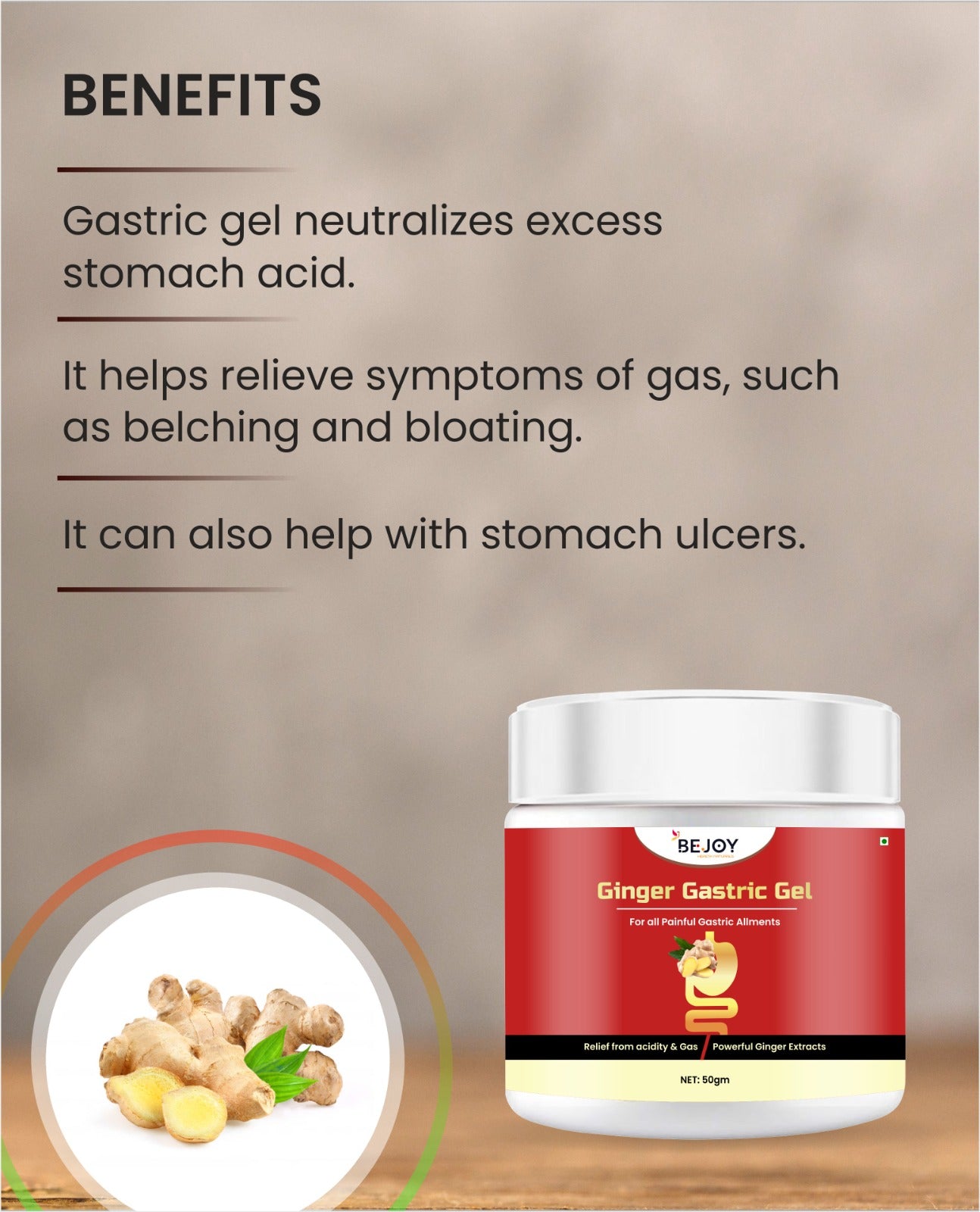 Ginger Gastric Gel
