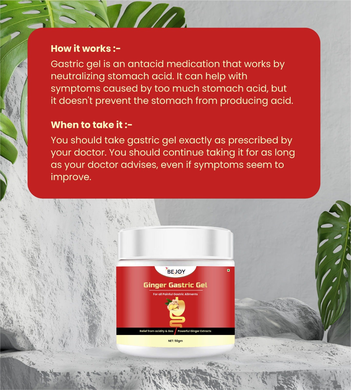 Ginger Gastric Gel