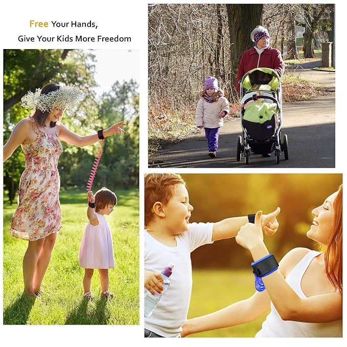 Anti Lost Wrist Link With Lock And Key For Baby Safety, Best Safety Harness/Band For Kids